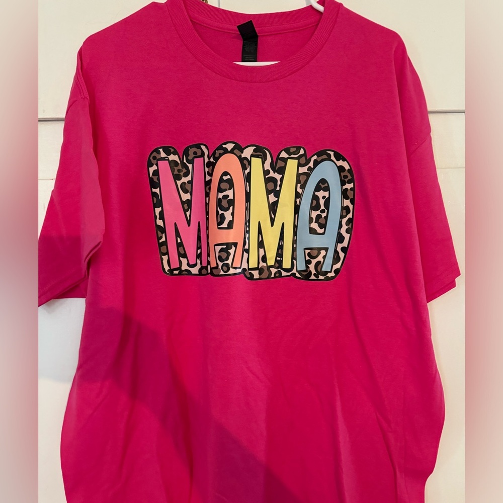 XL Gildan Mama Pink Tshirt